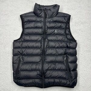 Polo Ralph Lauren Duck Down Quilted Puffer Jacket Vest Men's Size Medium